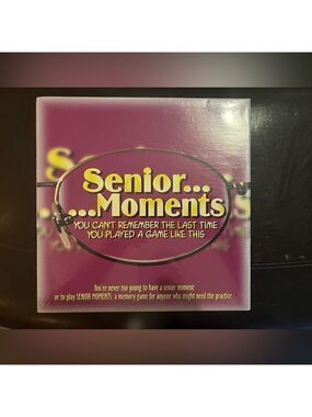 Senior Moments Game Board Game - Memory Game